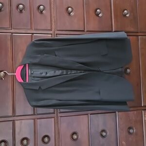 Women's Talbots Blazer Size 16 Black Wool Blend